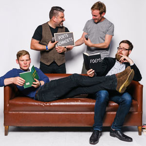 Image shows from L to R: Oli Forsyth, Rich Wilson, Rob Carter, Dan Simpson