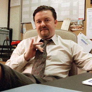 The Office. David Brent (Ricky Gervais). Copyright: BBC