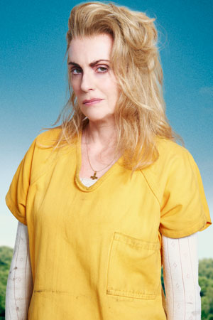 You, Me And The Apocalypse. Leanne (Megan Mullally). Copyright: Working Title Films / Bigballs Films