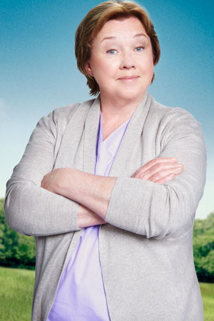 You, Me And The Apocalypse. Paula (Pauline Quirke). Copyright: Working Title Films / Bigballs Films