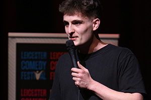 Leicester Mercury Comedian of the Year 2023. Daniel Petrie. Credit: Crosscut Media