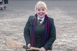 Derry Girls. Clare Devlin (Nicola Coughlan). Copyright: Hat Trick Productions