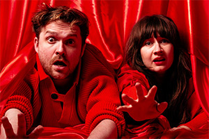 Image shows left to right: Sullivan Brown, Rosie Nicholls, Grubby Little Mitts