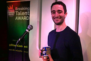 Birmingham Comedy Festival Breaking Talent Award 2023. Hasan Al-Habib. Credit: Dave Freak
