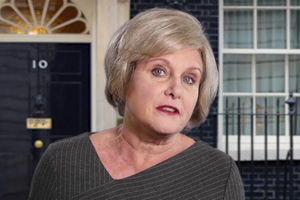 Jan Ravens Theresa May Sitcom. Theresa May (Jan Ravens)