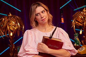 Mel Giedroyc: Unforgivable. Lou Sanders