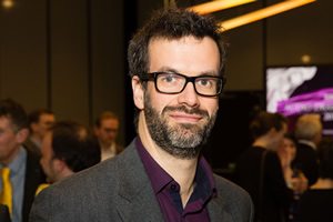 BBC Audio Drama Awards 2015. Marcus Brigstocke. Copyright: BBC