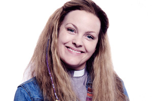 Marley's Ghosts. Vicar (Jo Joyner). Copyright: John Stanley Productions