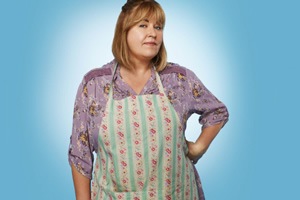 Mount Pleasant. Kate (Liza Tarbuck). Copyright: Tiger Aspect Productions