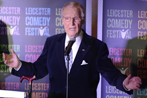 Nicholas Parsons. Copyright: Leicester Comedy Festival