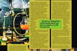 SFX Magazine Feature on Creator Simon Allen's The Watch 6. Simon Allen