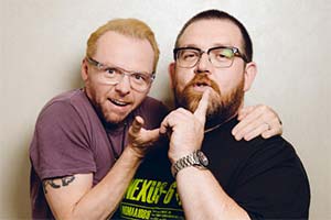 Image shows from L to R: Simon Pegg, Nick Frost