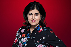 Stand Up & Deliver. Sayeeda Warsi. Copyright: Lime Pictures