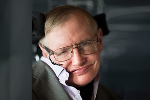 Stephen Hawking. Copyright: André Pattenden