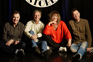 Image shows left to right: Neil Mullarkey, Richard Vranch, Josie Lawrence, Lee Simpson