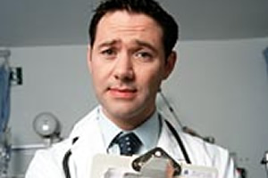 TLC. Dr. Laurence Flynn (Reece Shearsmith). Copyright: Pozzitive Productions