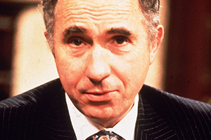 Yes Minister. Sir Humphrey Appleby (Nigel Hawthorne). Copyright: BBC