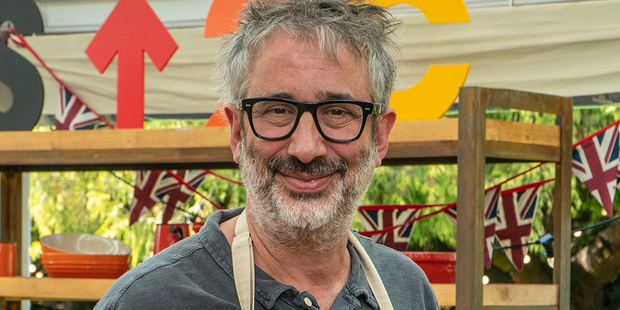 The Great Celebrity Bake Off For Stand Up To Cancer 2021. David Baddiel