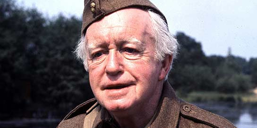 Dad's Army. Private Godfrey (Arnold Ridley). Copyright: BBC