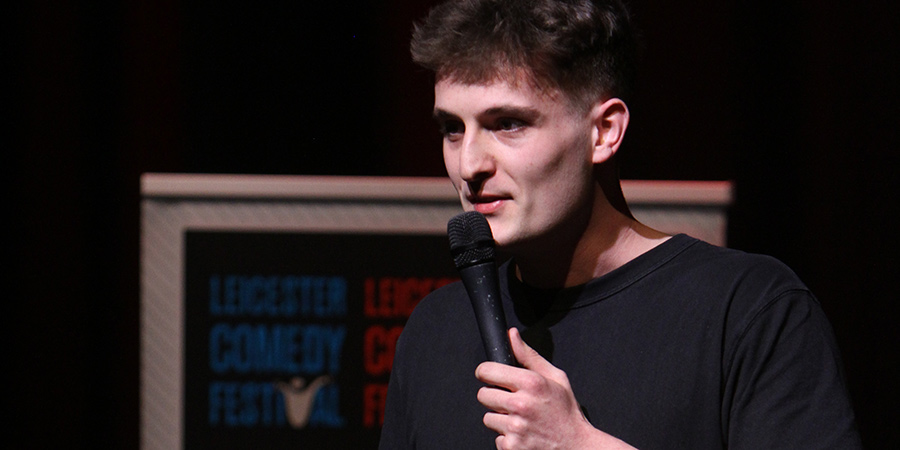 Leicester Mercury Comedian of the Year 2023. Daniel Petrie. Credit: Crosscut Media