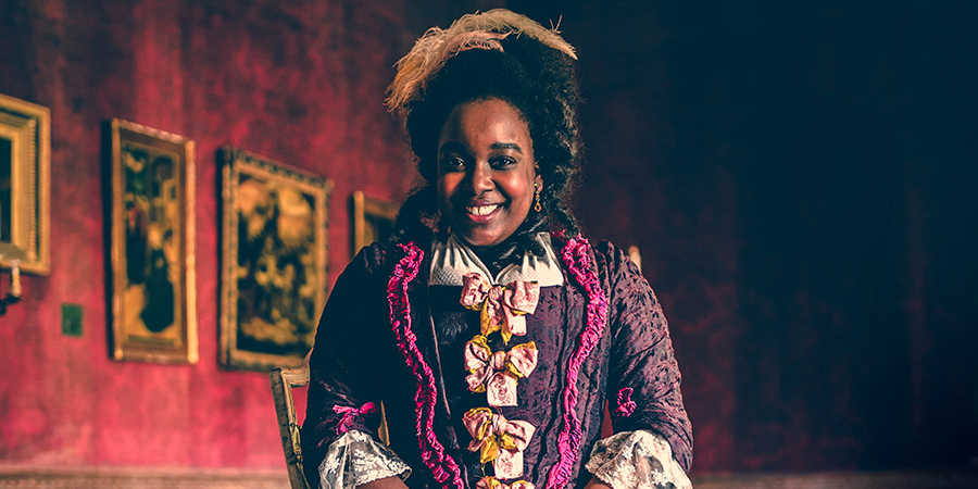 Ghosts. Kitty (Lolly Adefope). Copyright: Monumental Pictures