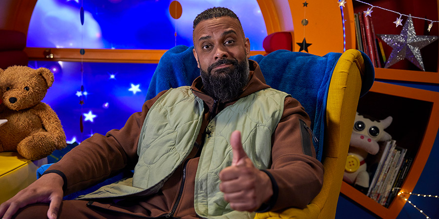 CBeebies Bedtime Story. Guz Khan