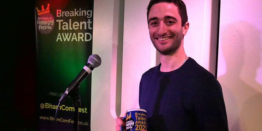 Hasan Al-Habib wins Birmingham Breaking Talent Award 2023