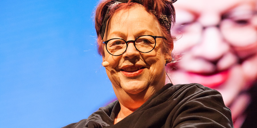 Hay Festival 2019. Jo Brand. Copyright: Marsha Arnold