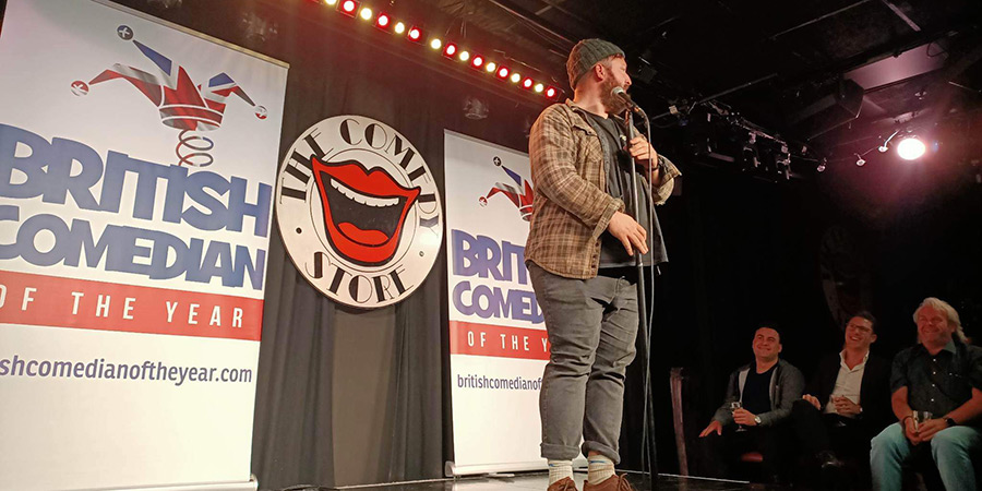 British Comedian of the Year 2022 final. Kev Mud