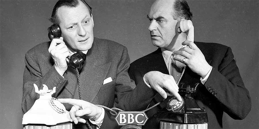 Image shows from L to R: Richard Murdoch, Kenneth Horne. Copyright: BBC