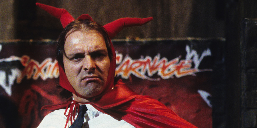 Rik Mayall. Copyright: BBC