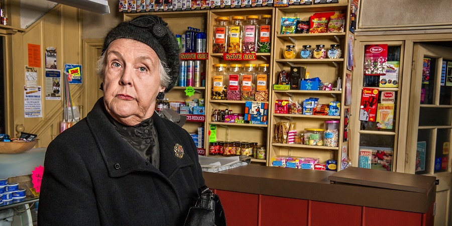 Still Open All Hours. Mrs Featherstone (Stephanie Cole). Copyright: BBC