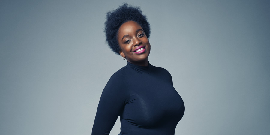 Taskmaster. Lolly Adefope. Copyright: Avalon Television