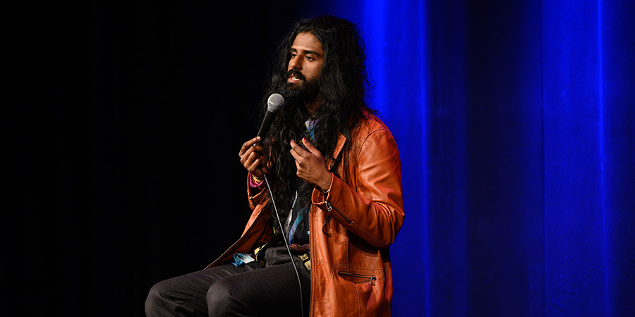 Leicester Square Theatre New Comedian Of The Year 2022. Vidura Bandara Rajapaksa. Credit: Steve Ullathorne