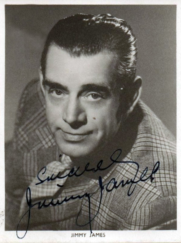 Signed photograph. Jimmy James