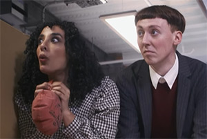 Image shows left to right: Shyma Mukred, Lachlan Werner