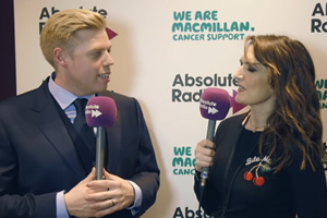 Image shows from L to R: Rob Beckett, Emily Dean. Copyright: Absolute Radio