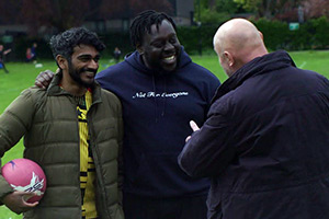 Image shows left to right: Paul G Raymond, Ekow Quartey