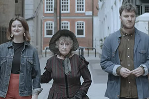 Image shows left to right: Lorna Rose Treen, Dot Cosgrove, Jonathan Oldfield