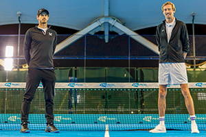 Image shows from L to R: Andy Murray, Peter Crouch