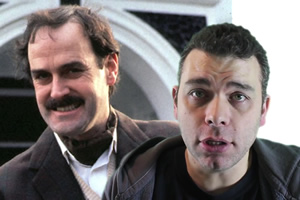 Image shows from L to R: John Cleese, Chris Lumb