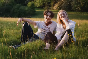 Image shows left to right: Ed Jones, Hayley Morris