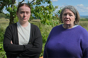 Image shows left to right: Kerry McCusker, Carole Andrew