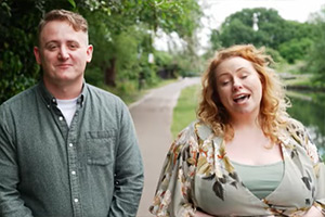 Late Night Mash. Image shows left to right: Chris Cantrill, Amy Gledhill