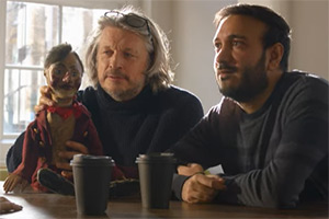 Image shows left to right: Richard Herring, Bilal Zafar