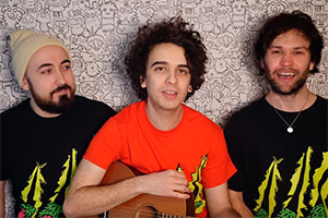 The Midnight Beast - Send Nudes. Image shows from L to R: Andrew Wakely, Stefan Abingdon, Ashley Horne