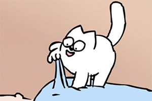 Simon's Cat - Cat-man-do (colour)