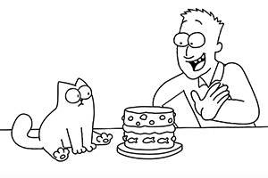 Simon's Cat - Purrthday Cake