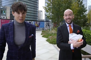 Image shows from L to R: Suzi Ruffell, Tom Allen