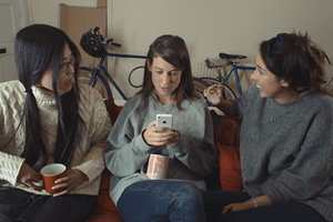 Image shows from L to R: Katie Wong, Faebian Averies, Elena Carys Thomas